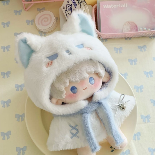 【GOODS】着せ替え 20cm  ねこ ぬいぐるみ服 マント Q2553