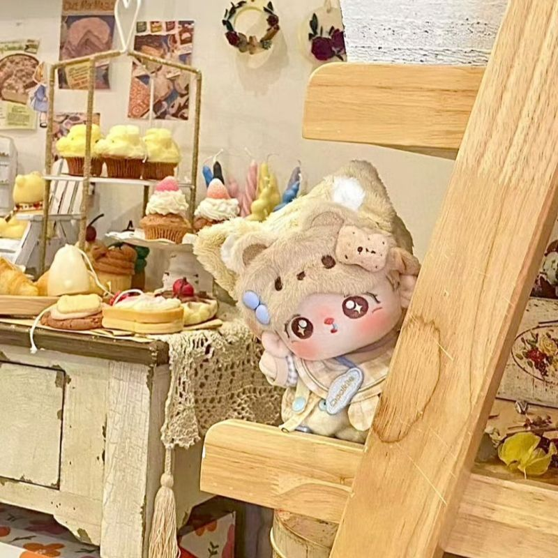 【GOODS】着せ替え  ぬいぐるみ服 20cm 熊ちゃん 6点セット Q2572