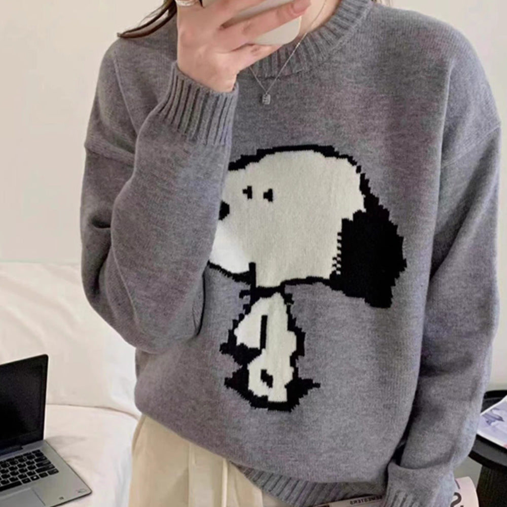 【Tops】2色ジャカードセーターF8273