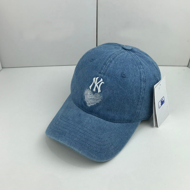 【小物】2色デニムベースボール キャップF7936