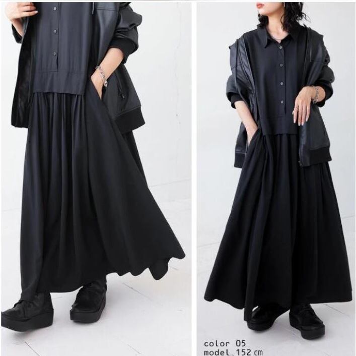 【dress】切り替えカジュアルワンピース　M29613