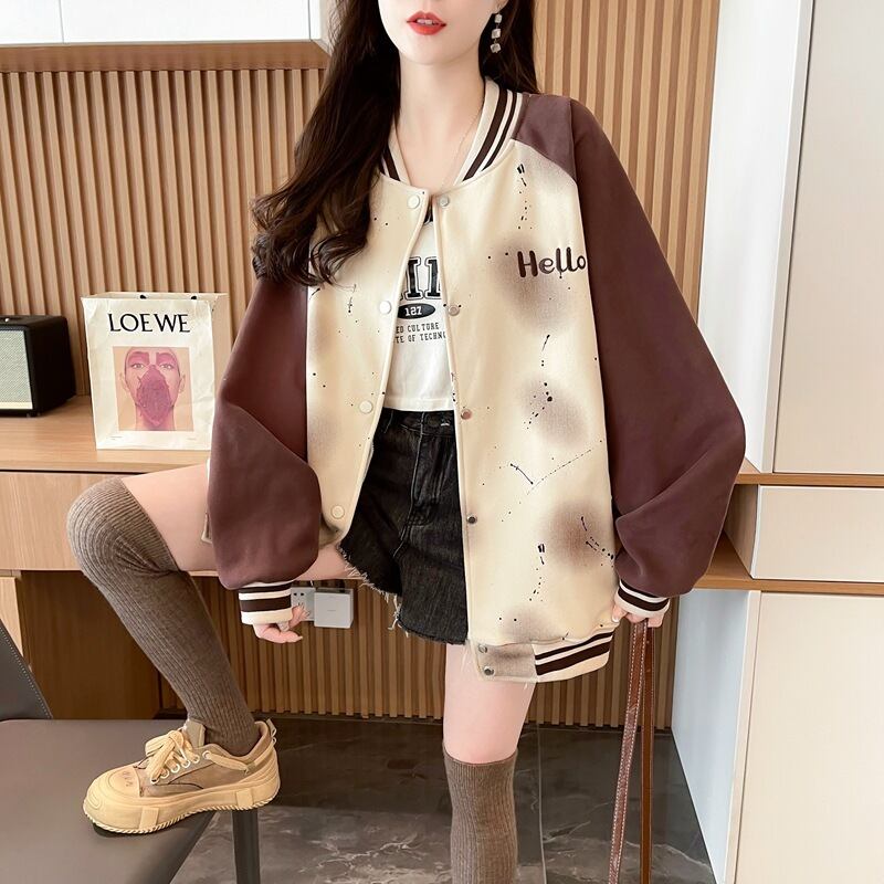 【outer】刺繍裹起毛アウター 　M28553