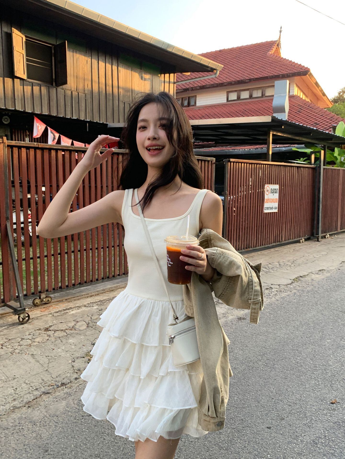 【dress】Aラインキャミワンピース G20400