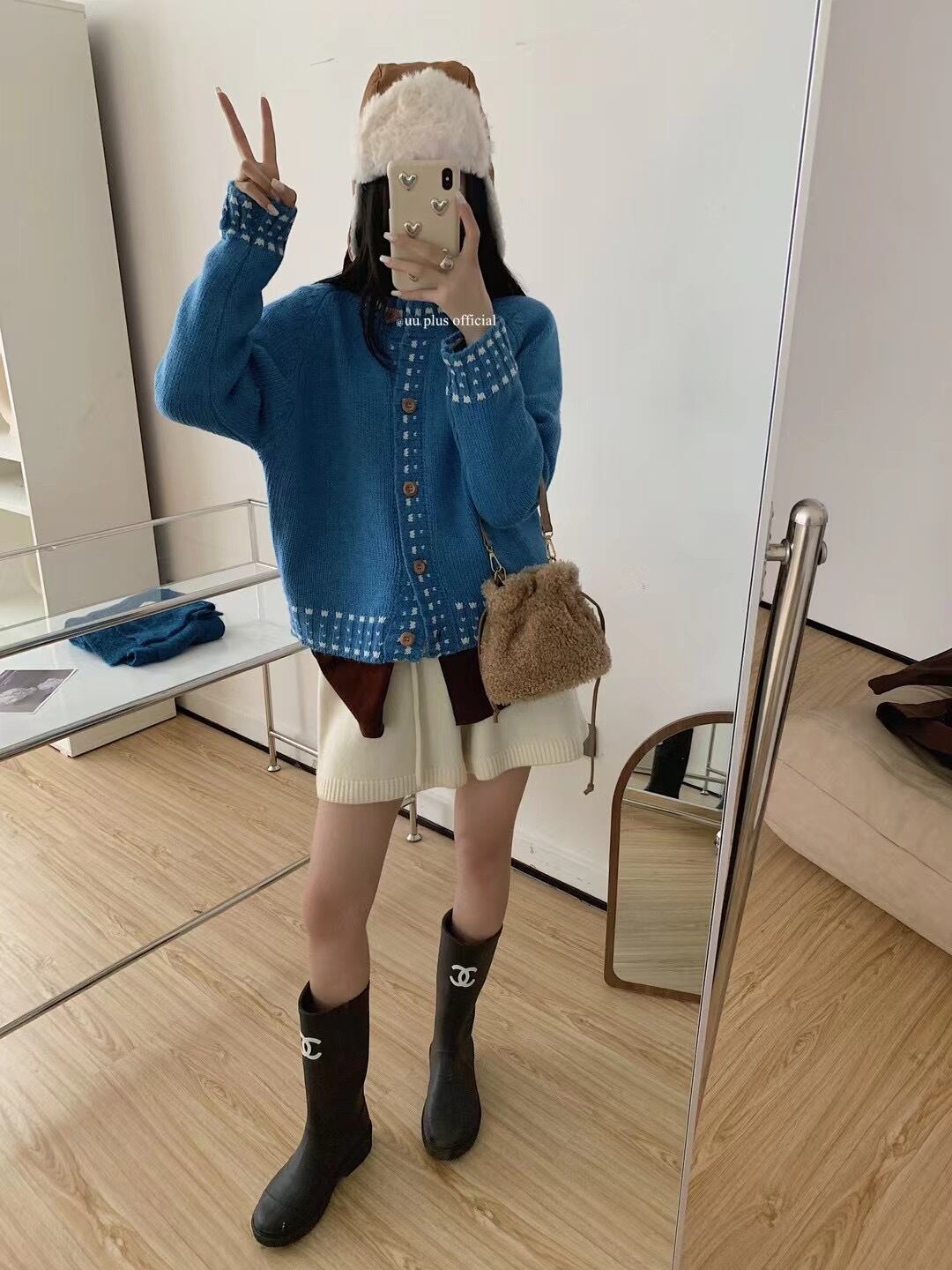 【outer】ニットカーデ　M27193