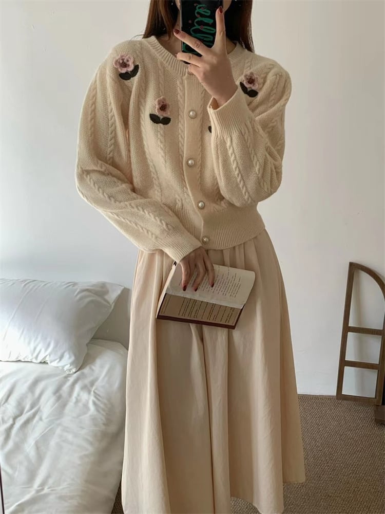【outer】ニットカーデ　M25975
