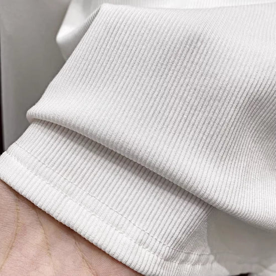 【tops】ラウンドネック長袖TシャツF7549