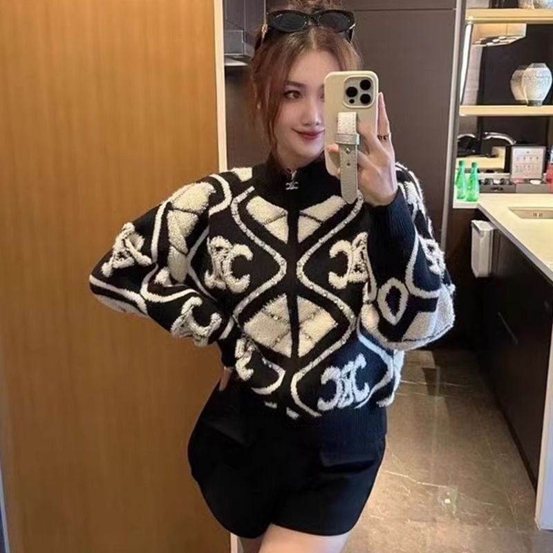 【outer】ゆったりニットカーディガンF8336