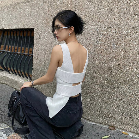 【tops】VネックニットキャミソールG20108