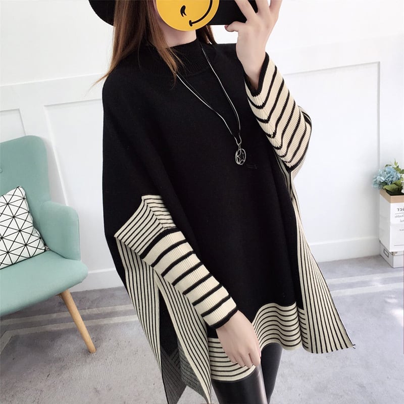 【tops】ドルマンスリーブニットセーター　M27048