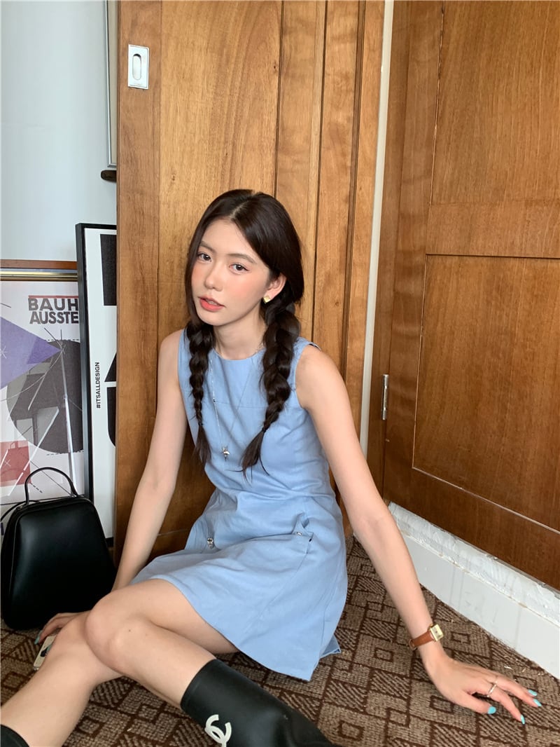 【dress】ノースリーブワンピース　M24439