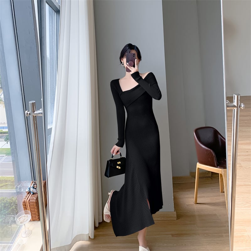 【dress】ニットワンピース　M18561
