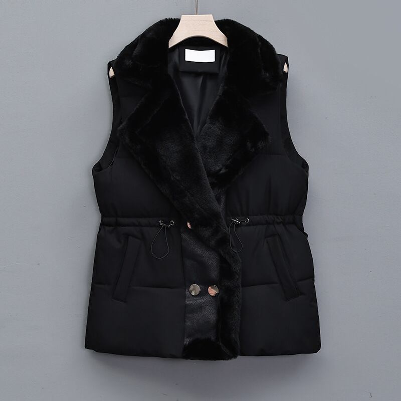 【outer】Vネック棉ベスト　M28560