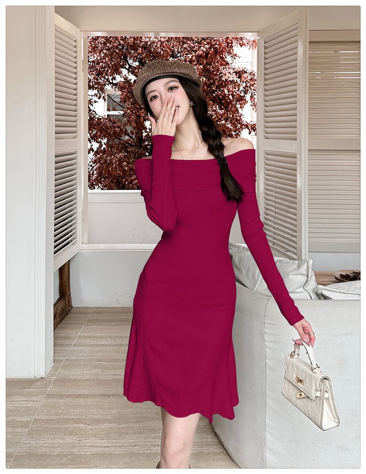 【dress】ニットワンピース　M26035