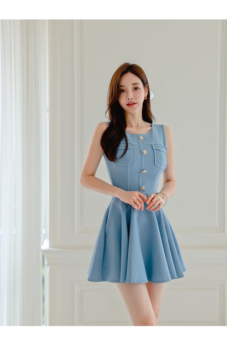 【dress】ノースリーブワンピース　M24255