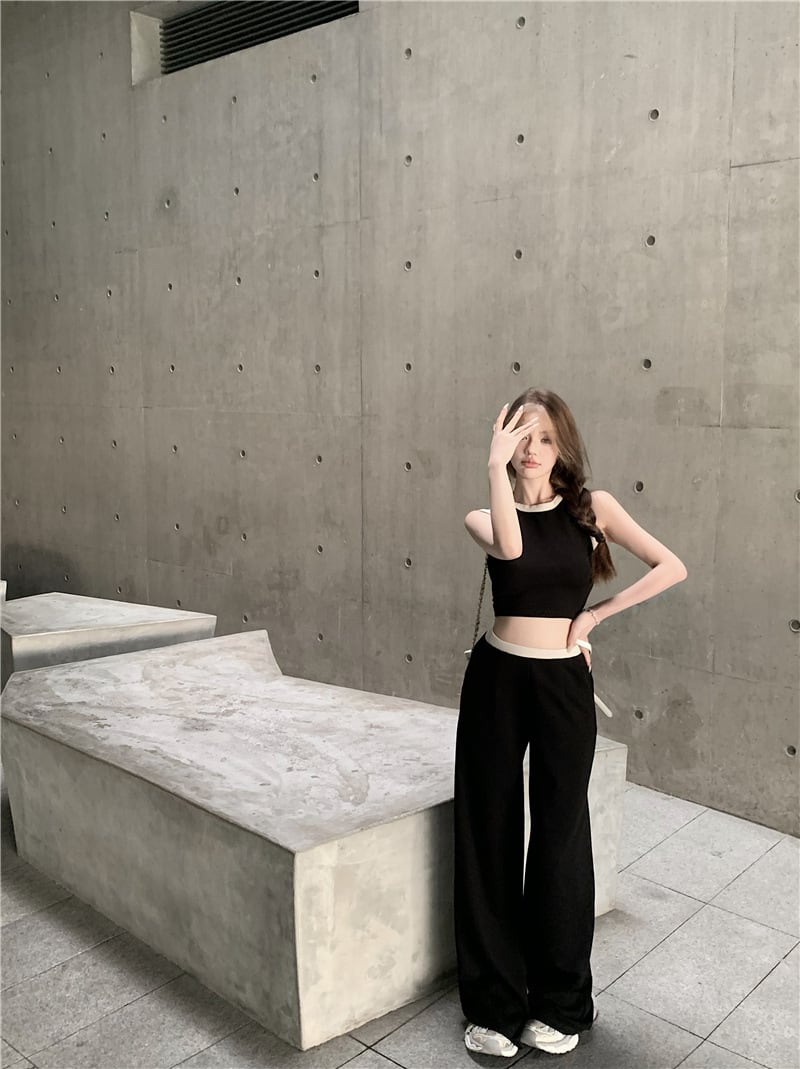 【set】キャミソール+ガウチョパンツ２点セットG20226