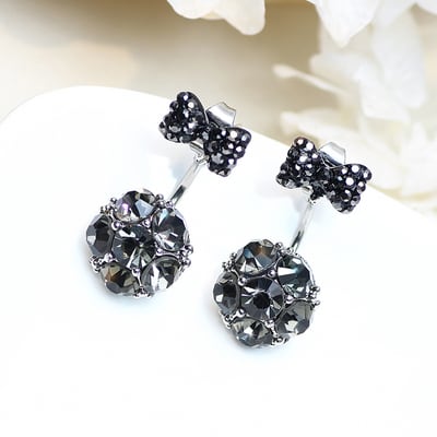 【小物】好感度UP 気質スウィートオシャレシンプル蝶結びピアスアクセサリー