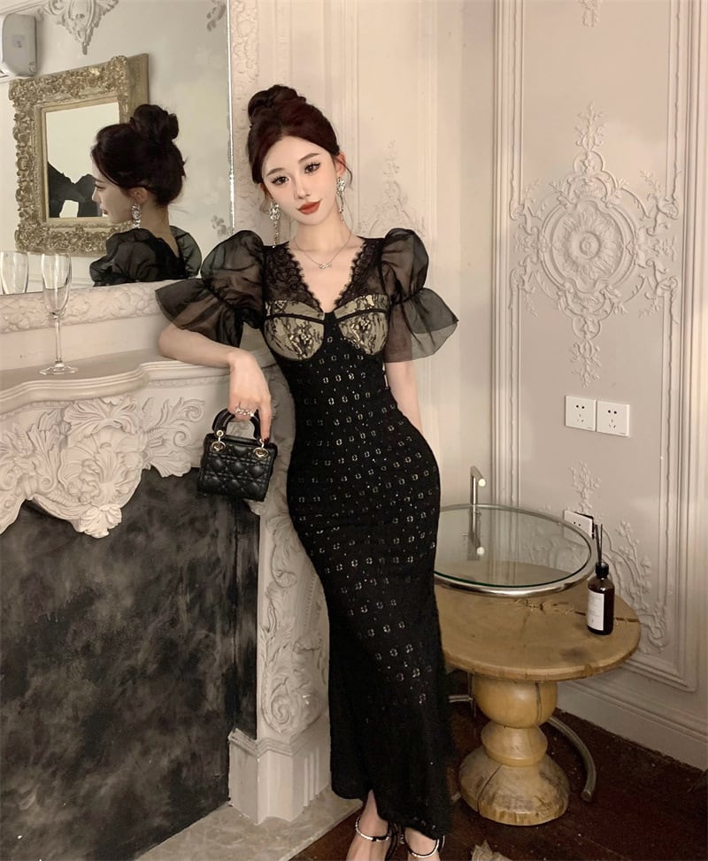 【dress】マーメイドワンピース　M24588
