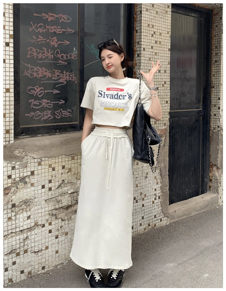 【set】Tシャツ×スカートセット　M24649