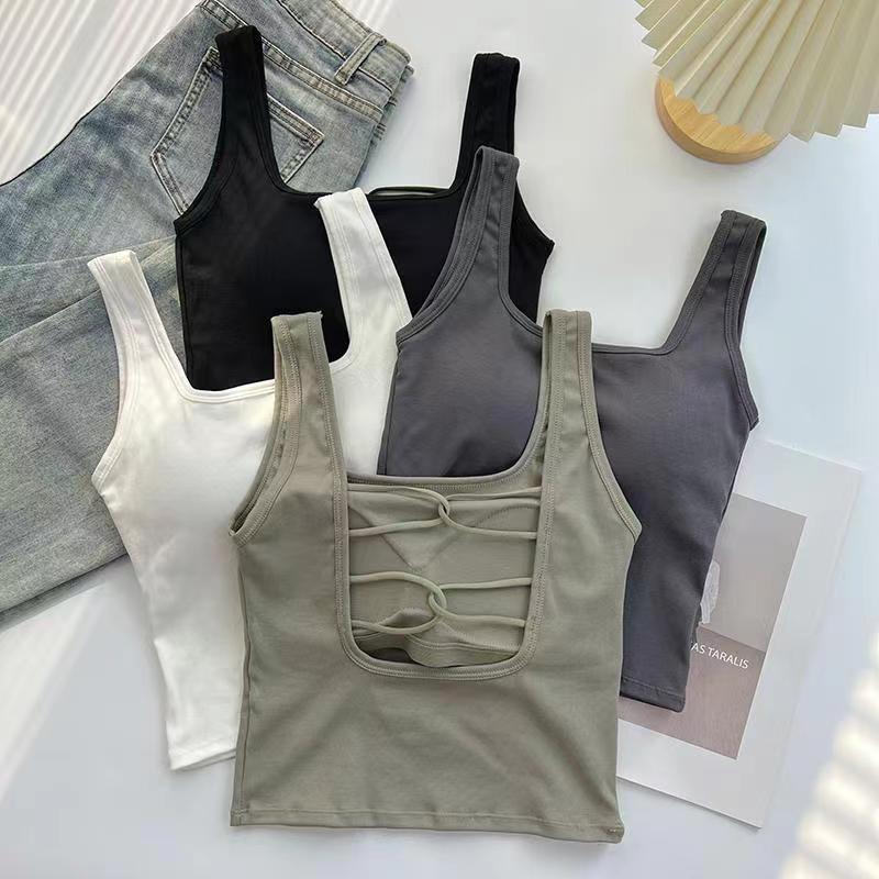 【tops】カップ付きキャミソール　M29519