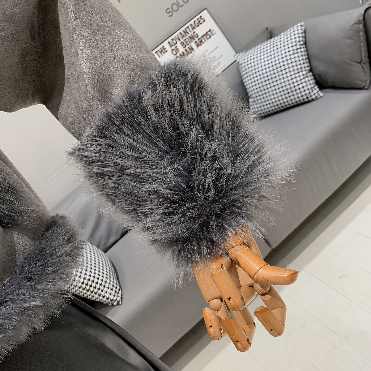 【outer】ファーショートコート　M27912