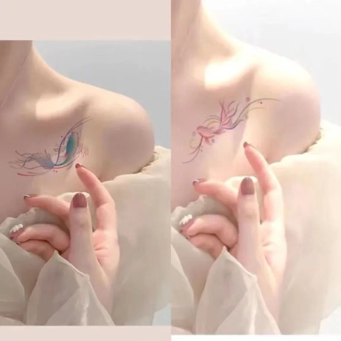 【小物】可愛い5枚2週間タトゥーシールF8132