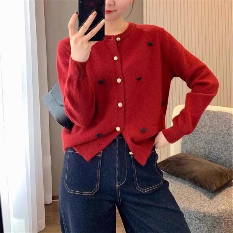 【outer】ニットカーデ　M25849