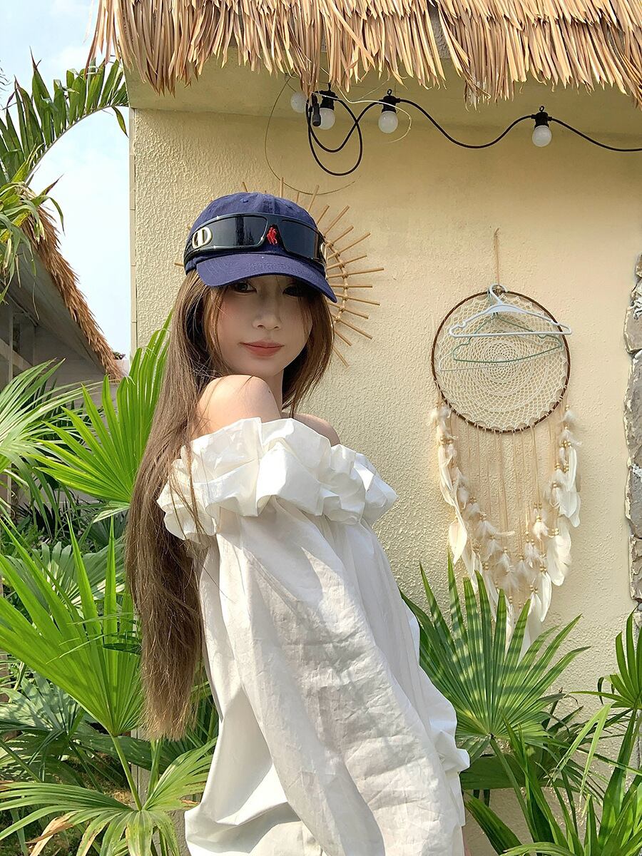 【tops】ボートネックブラウス　M29792