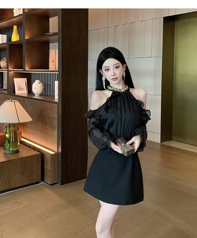 【dress】オフショルダーデートワンピース　M28280