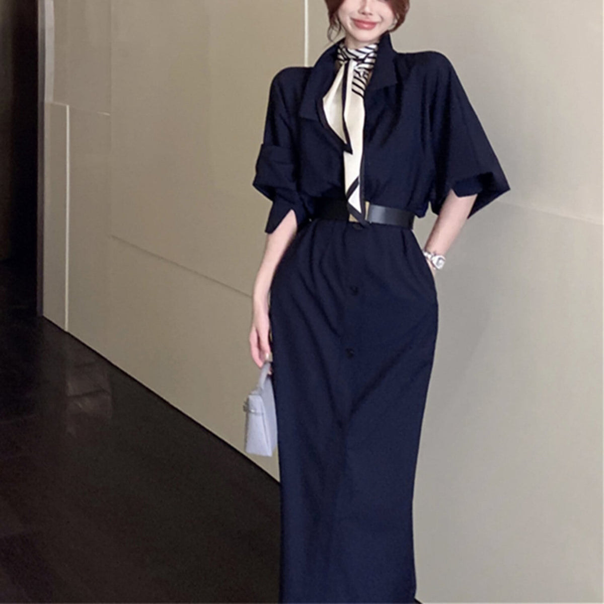 【dress】トレンチワンピース　N2739