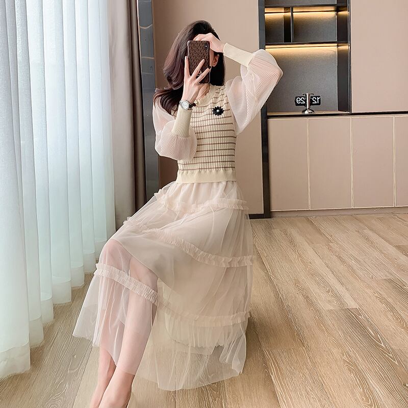 【dress】ドッキングデートワンピース　M17952