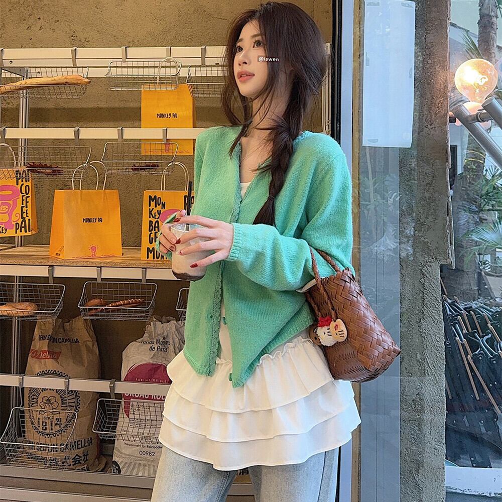 【outer】ニットカーデ　M29564