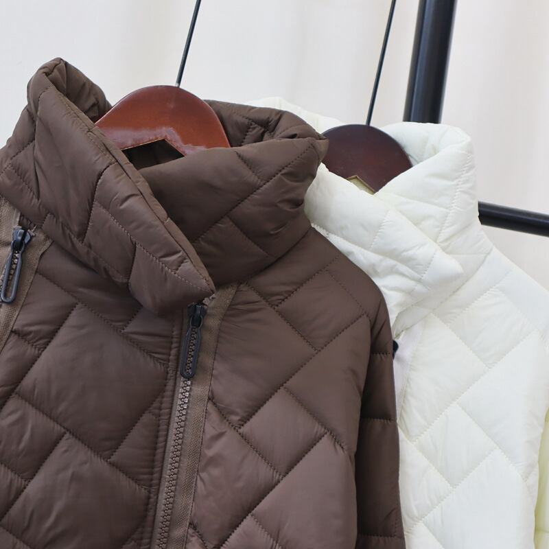 【outer】ニット切り替え棉アウター 　M27829