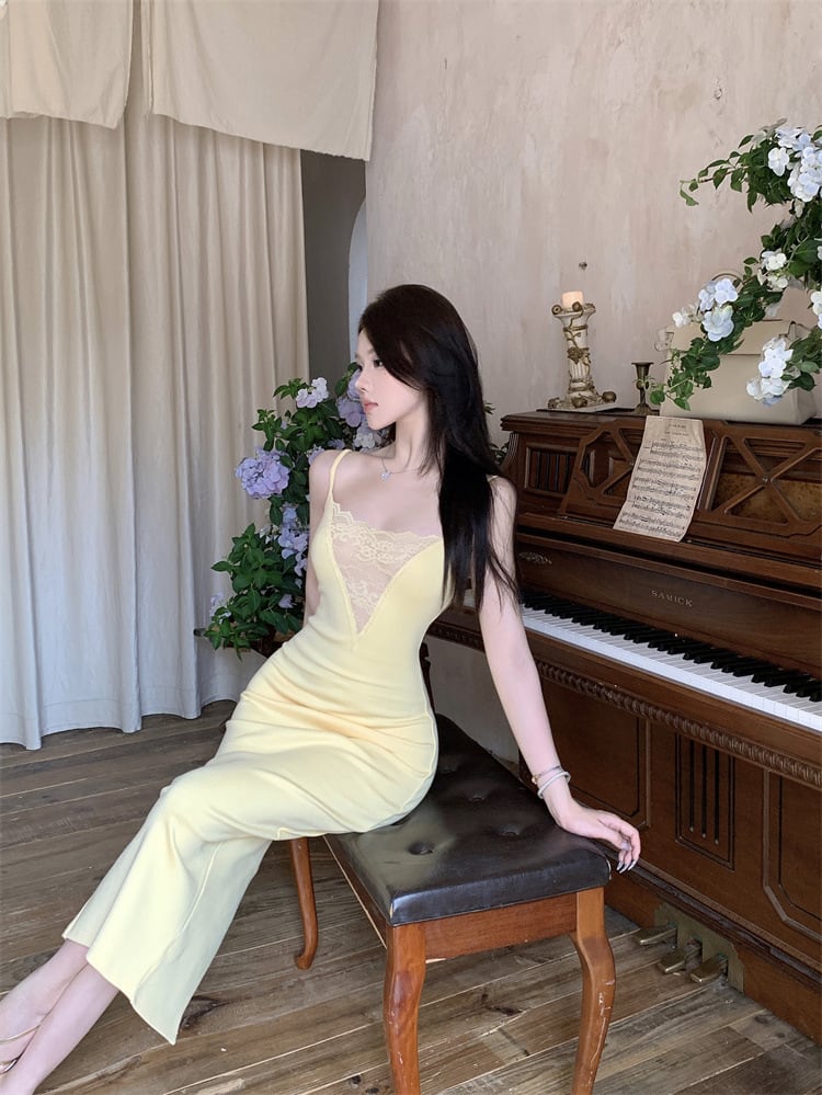 【dress】レースキャミワンピース　M24972