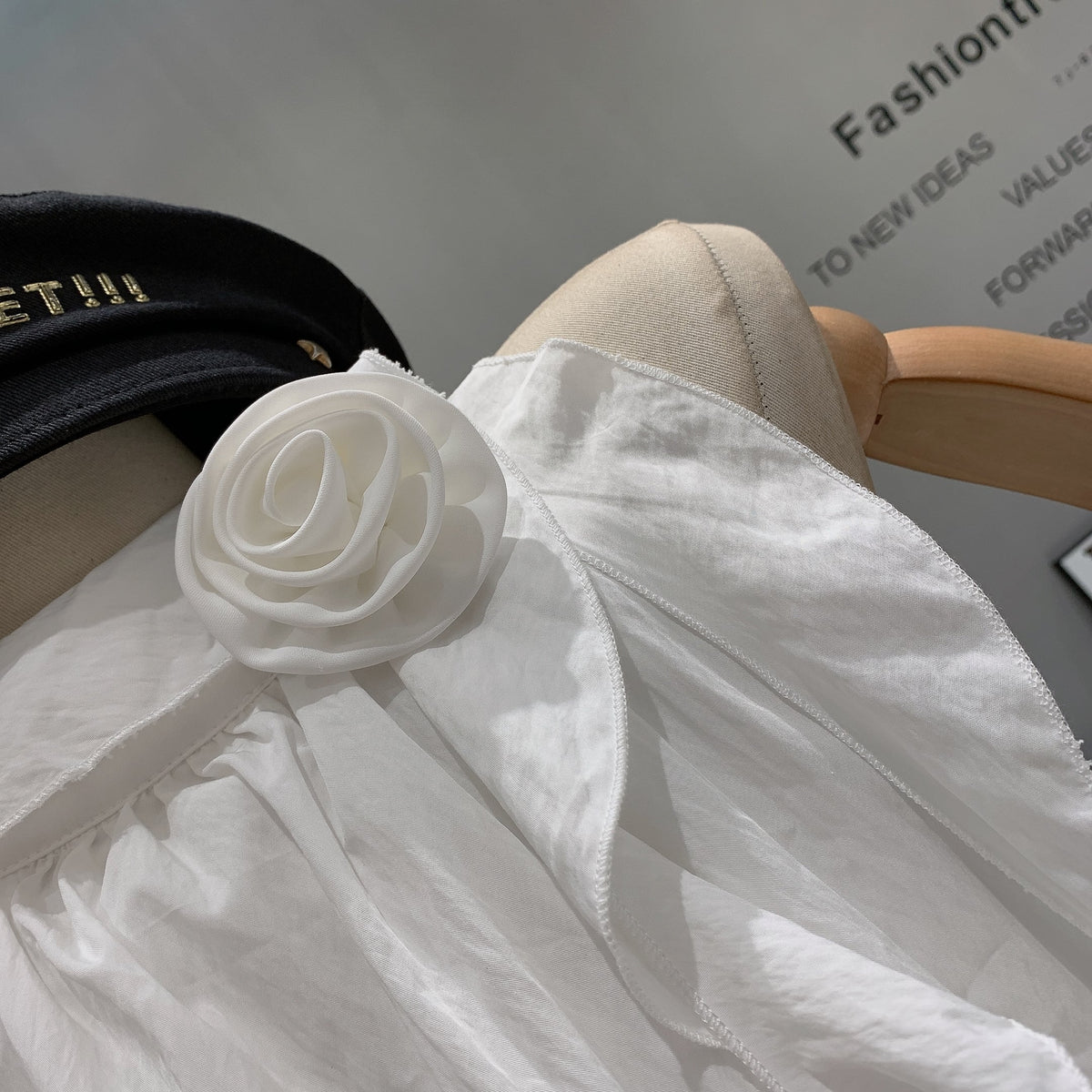 【dress】立体フラワーワンピースベルト付き　M25012