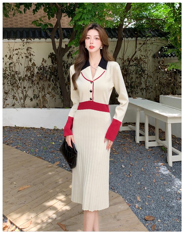 【dress】ニットワンピース　M27470