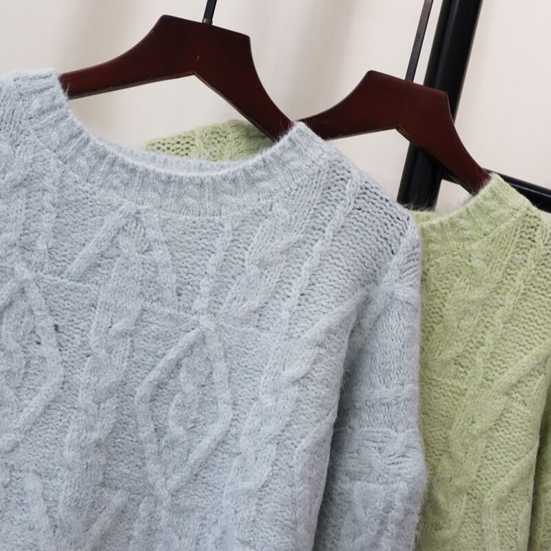 【tops】クルーネックニットセーター　M27746