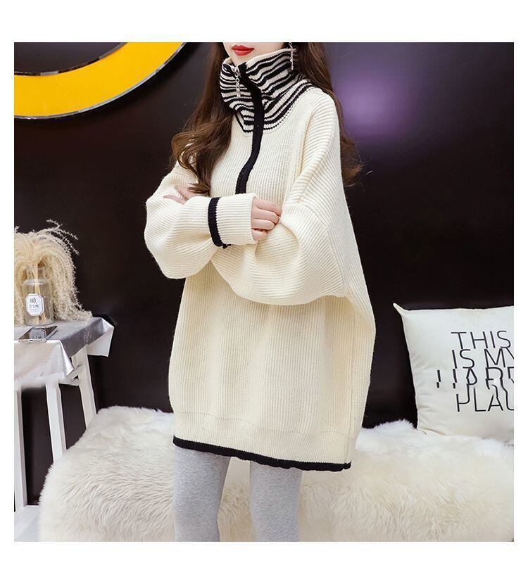 【tops】ハイネックニットセーター　M29160