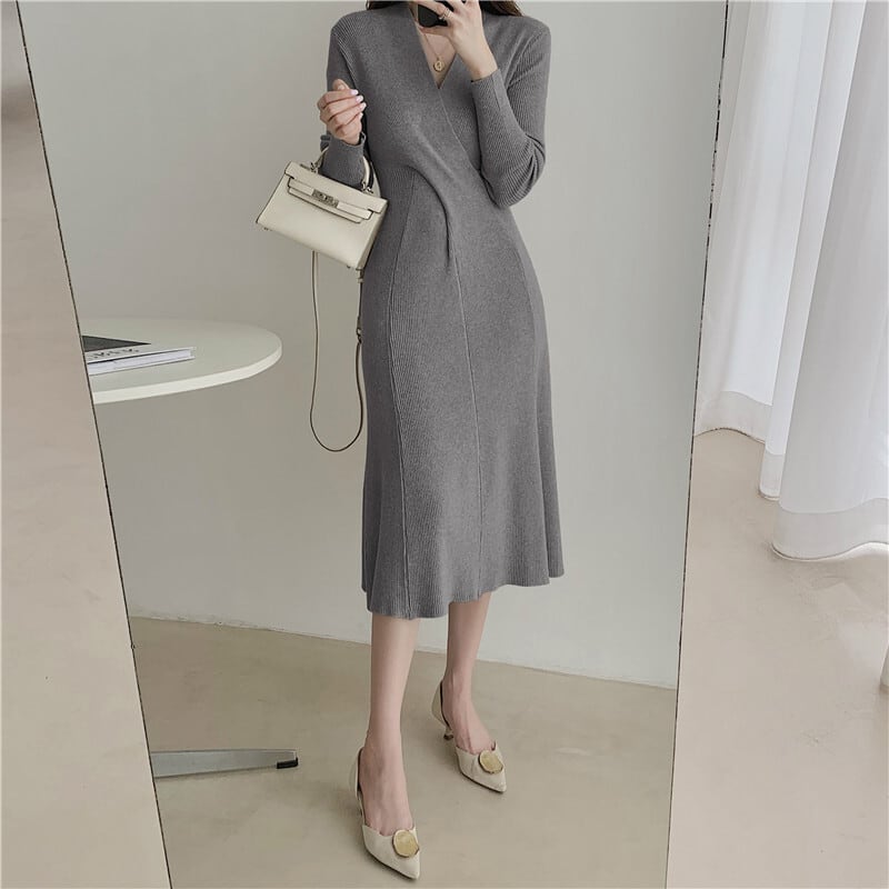 【dress】ニットワンピース　M25539