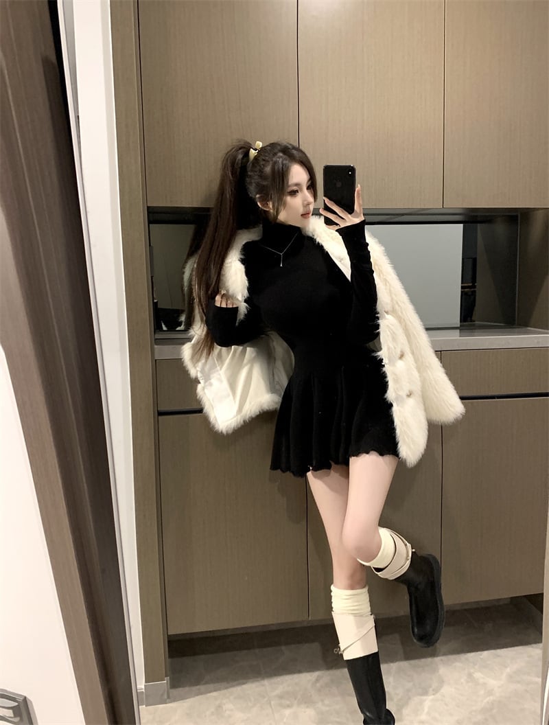 【dress】ハイネックワンピース　M27758