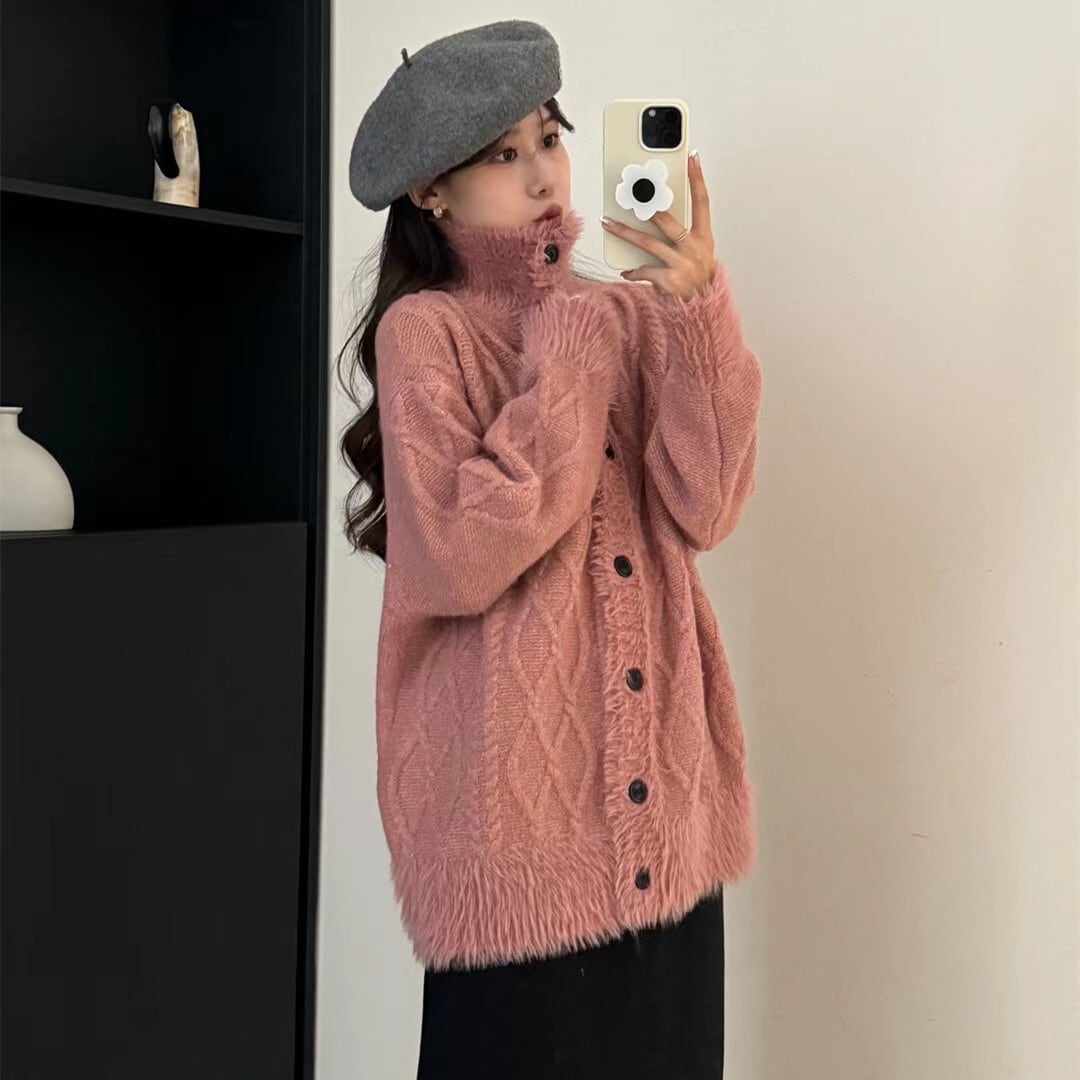 【outer】ニットカーデ　M27352