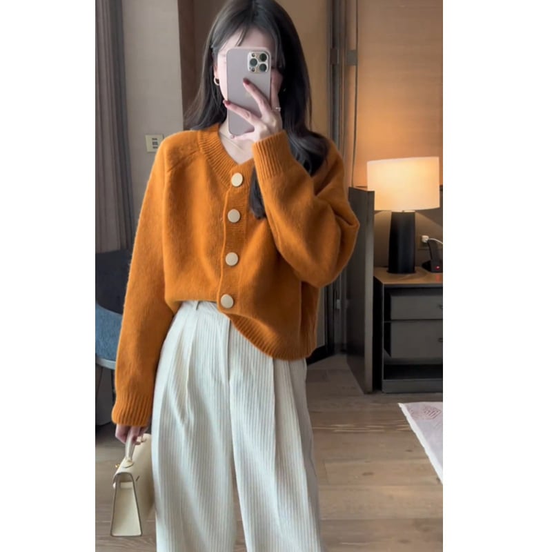 【outer】ニットカーデ　M25678