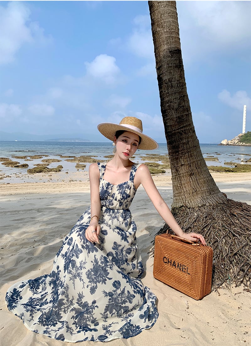 【dress】プリントキャミワンピース　M25230
