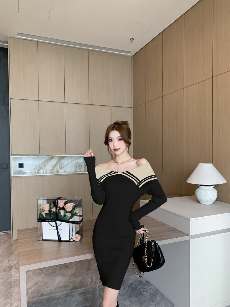【dress】ニットワンピース　M18770