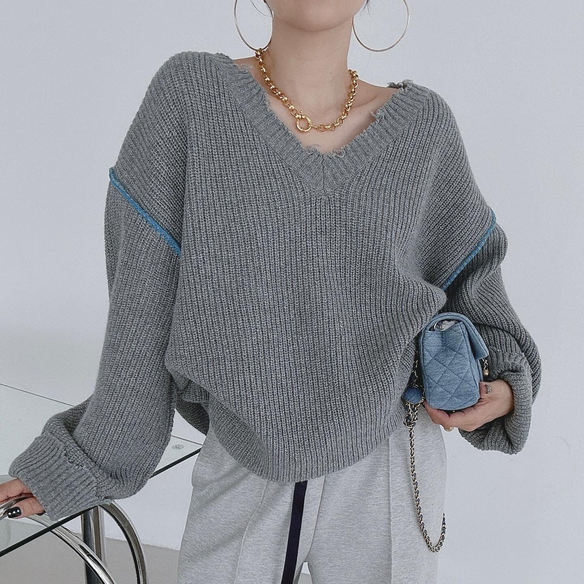 【tops】ニットセーター　M17997