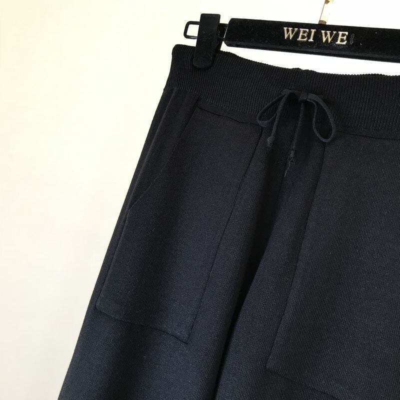 【set】着心地良い気質満点レトロINS風ルーズニットトップス+パンツ２点セット G3138