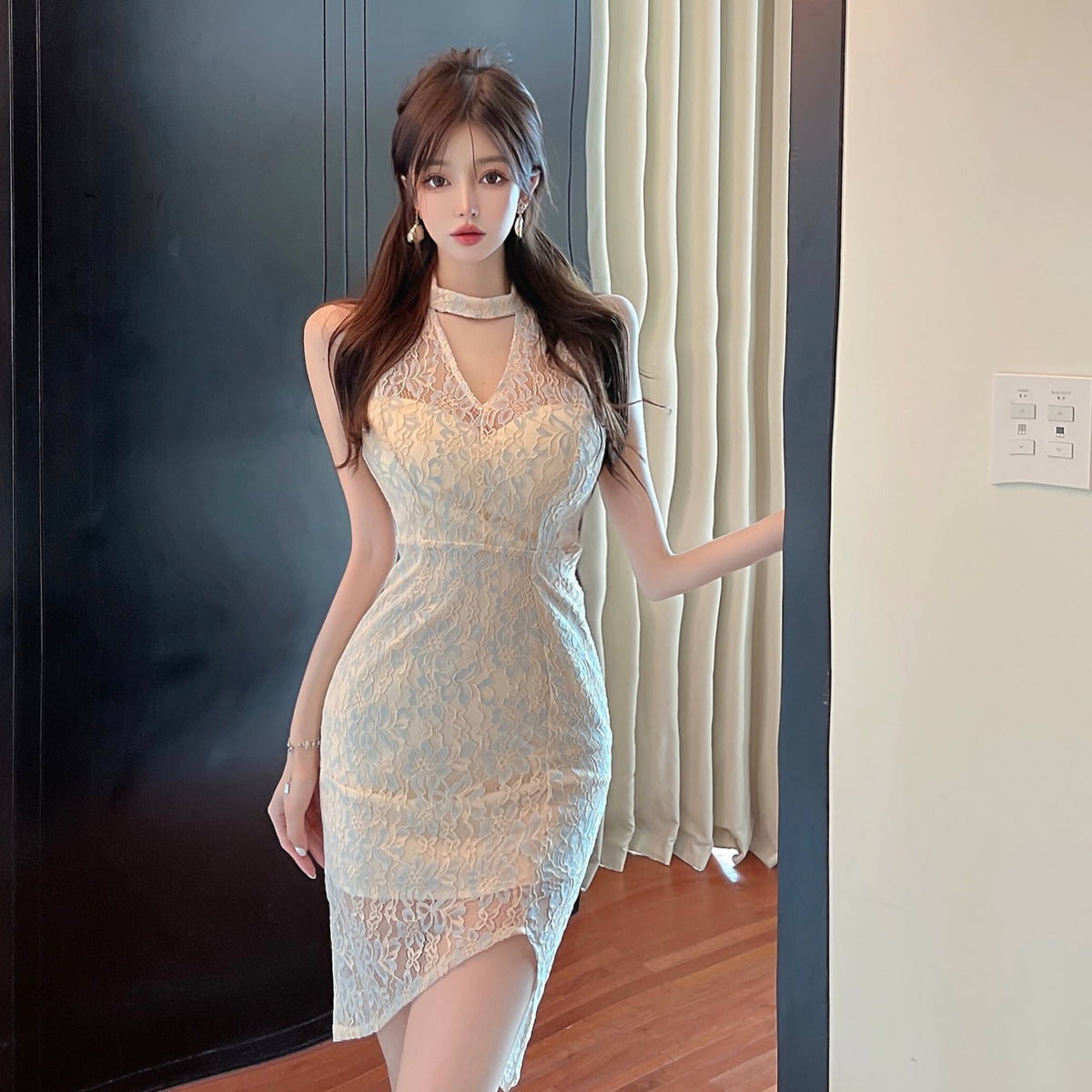 【dress】レースワンピース　M25096