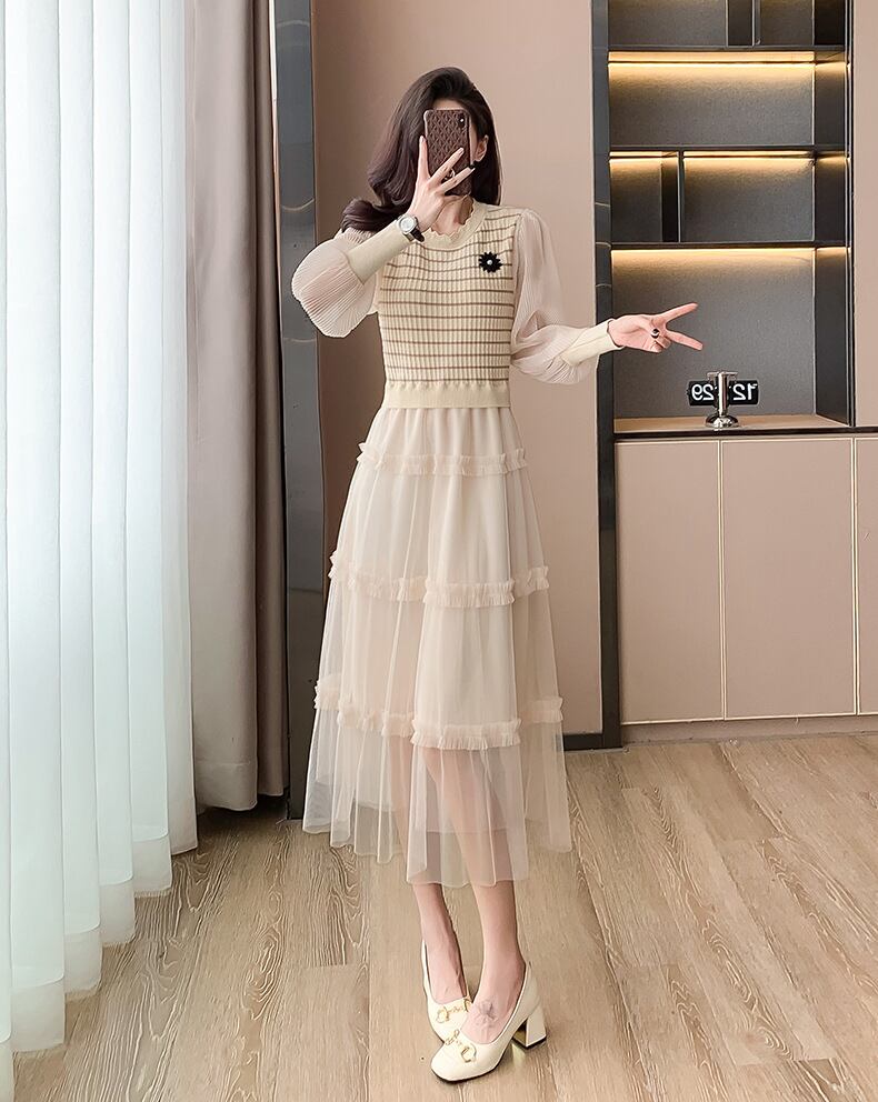 【dress】ドッキングデートワンピース　M17952
