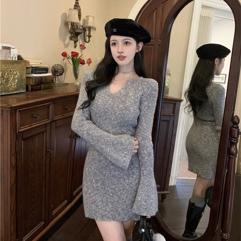 【dress】ニットワンピース　M27736