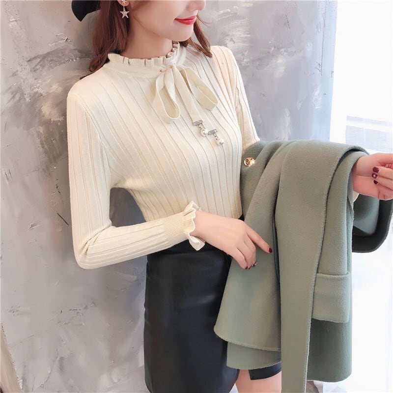 【tops】ニットトップス　M27608