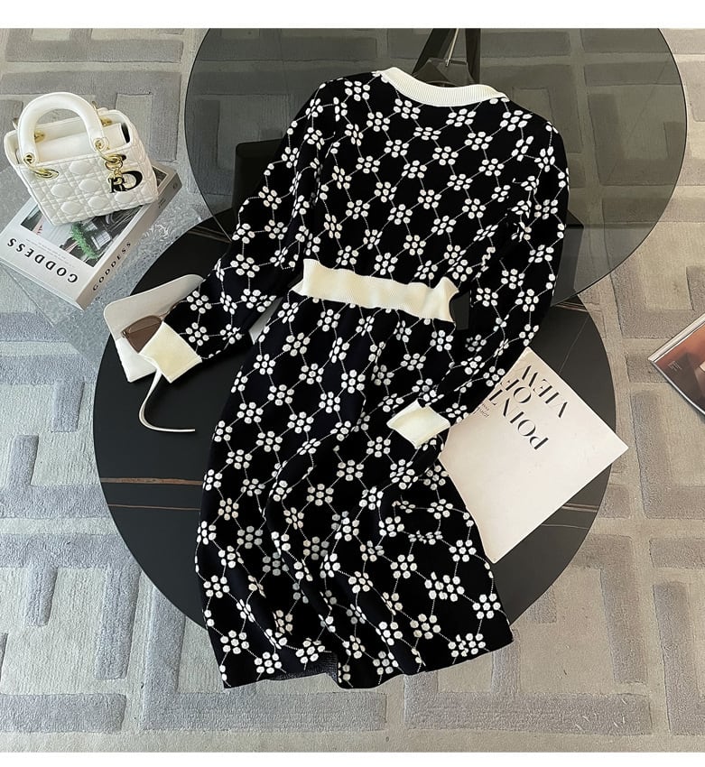 【dress】ニットワンピース　M25368